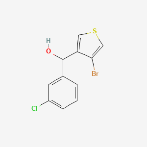 (4-Bromo-3-thienyl)(3-chlorophenyl)methanol
