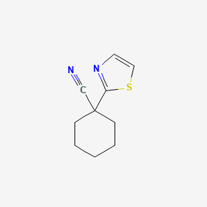 1-(1,3-Thiazol-2-yl)cyclohexanecarbonitrile