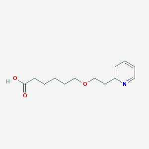 6-[2-(Pyridin-2-YL)ethoxy]hexanoic acid