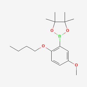 2-(2-(Butyloxy)-5-(methyloxy)phenyl)-4,4,5,5-tetramethyl-1,3,2-dioxaborolane