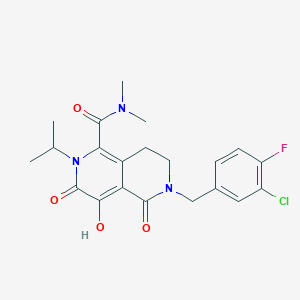 molecular formula C21H23ClFN3O4 B8710379 MK-0536 