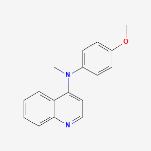molecular formula C17H16N2O B8710404 N-(4-methoxyphenyl)-N-methylquinolin-4-amine CAS No. 827030-95-5