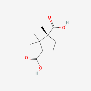 molecular formula C10H16O4 B8710440 (1R,3S)-(+)-Camphoric acid 