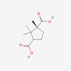 molecular formula C10H16O4 B8710440 D-(+)-Camphoric acid 