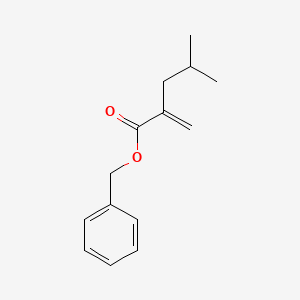 molecular formula C14H18O2 B8710479 benzyl 2-isobutylacrylate CAS No. 118053-31-9