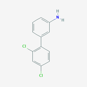 molecular formula C12H9Cl2N B8710549 3-(2,4-Dichlorophenyl)aniline 