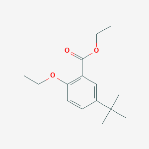 molecular formula C15H22O3 B8710587 Ethyl 5-tert-butyl-2-ethoxybenzoate CAS No. 870007-41-3