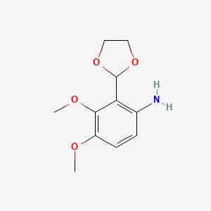 2-(1,3-Dioxolan-2-yl)-3,4-dimethoxyaniline