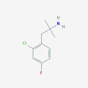 2-(2-Chloro-4-fluorophenyl)-1,1-dimethylethylamine