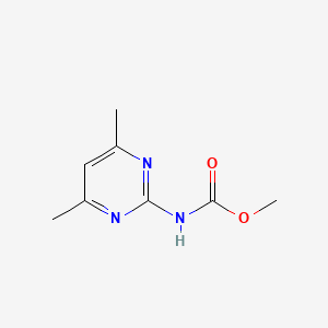 molecular formula C8H11N3O2 B8710664 Methyl (4,6-dimethylpyrimidin-2-yl)carbamate CAS No. 90139-97-2
