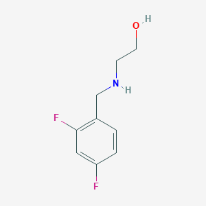 2-{[(2,4-Difluorophenyl)methyl]amino}ethan-1-ol