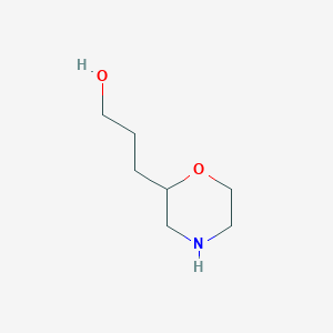 3-(Morpholin-2-yl)propan-1-ol