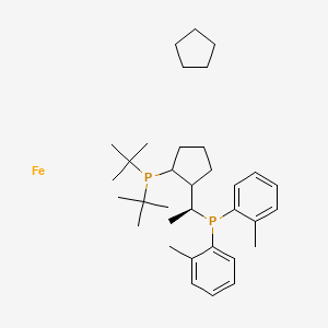 (S)-1-[(RP)-2-(Di-tert-butylphosphino)ferrocenyl]ethylbis(2-methylphenyl)phosphine