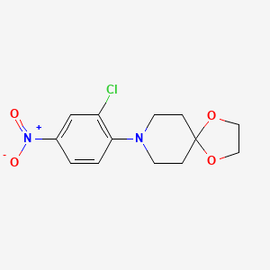 8-(2-Chloro-4-nitrophenyl)-1,4-dioxa-8-azaspiro[4.5]decane