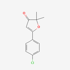 5-(4-chlorophenyl)-2,2-dimethylfuran-3(2H)-one