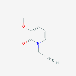 molecular formula C9H9NO2 B8710835 1-Propargyl-3-methoxypyridine-2-one 