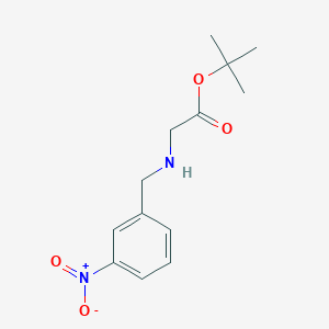 molecular formula C13H18N2O4 B8710849 Tert-butyl 2-(3-nitrobenzylamino)acetate 