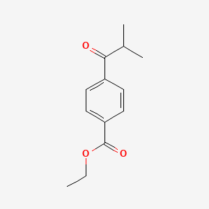 molecular formula C13H16O3 B8710927 Ethyl 4-isobutyrylbenzoate 