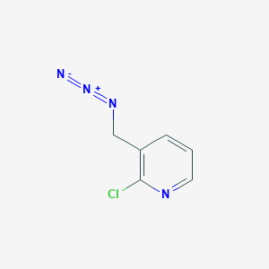 molecular formula C6H5ClN4 B8710930 3-Azidomethyl-2-chloro-pyridine 