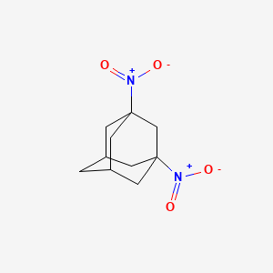 molecular formula C10H14N2O4 B8710938 1,3-Dinitroadamantane 
