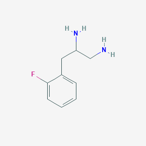 3-(2-Fluorophenyl)propane-1,2-diamine