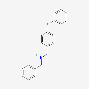molecular formula C20H19NO B8710993 N-Benzyl-N-(4-phenoxybenzyl)amine 