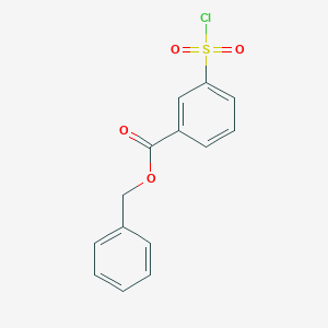 Benzyl 3-(chlorosulfonyl)benzoate