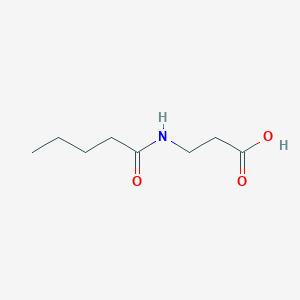 3-(Pentanoylamino)propionic acid