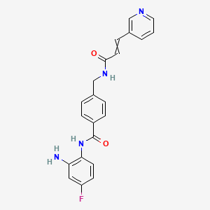 molecular formula C22H19FN4O2 B8711083 tucidinostat 