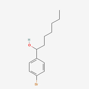 1-(4-Bromophenyl)heptan-1-ol