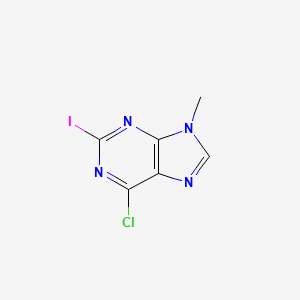 6-chloro-2-iodo-9-methyl-9H-purine