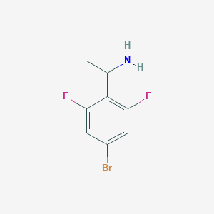 1-(4-Bromo-2,6-difluorophenyl)ethanamine