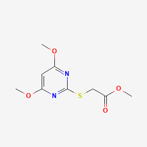 Methyl 2-(4,6-dimethoxy-2-pyrimidinylthio)acetate