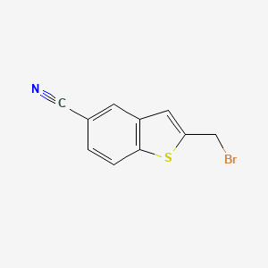 2-(Bromomethyl)-1-benzothiophene-5-carbonitrile