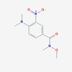 4-(dimethylamino)-N-methoxy-N-methyl-3-nitrobenzamide