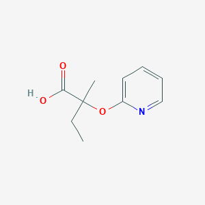 2-Methyl-2-(2-pyridinyloxy)butanoic acid