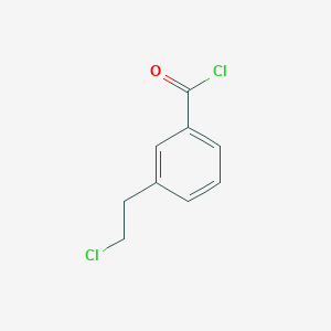 molecular formula C9H8Cl2O B8711384 3-(2-Chloroethyl)benzoyl chloride CAS No. 391957-13-4