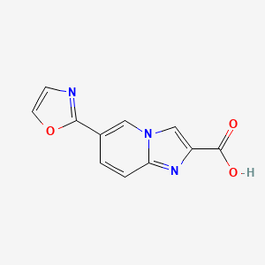 6-(Oxazol-2-yl)imidazo[1,2-a]pyridine-2-carboxylic acid