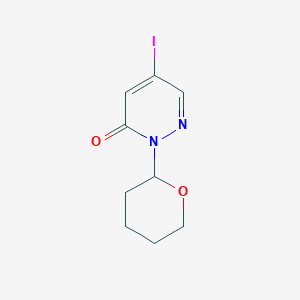 5-Iodo-2-(tetrahydro-2H-pyran-2-yl)pyridazin-3(2H)-one