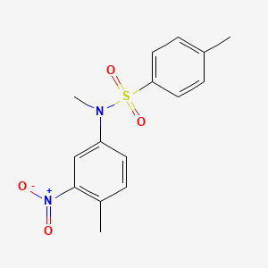 N,4-dimethyl-N-(4-methyl-3-nitrophenyl)benzenesulfonamide