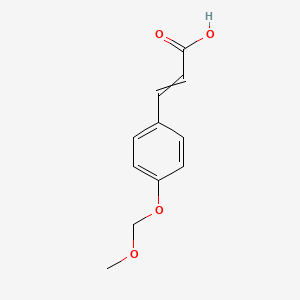 3-[4-(Methoxymethoxy)phenyl]prop-2-enoic acid