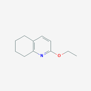 molecular formula C11H15NO B8711610 2-ethoxy-5,6,7,8-tetrahydroQuinoline 