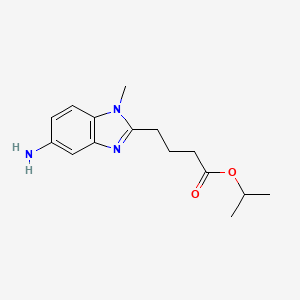 4-(5-Amino-1-methyl-1H-benzoimidazol-2-yl)-butyric acid isopropyl ester
