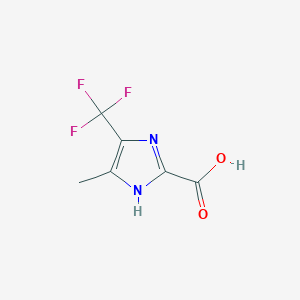 5-methyl-4-(trifluoromethyl)-1H-imidazole-2-carboxylic acid