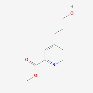 Methyl 4-(3-hydroxypropyl)pyridine-2-carboxylate