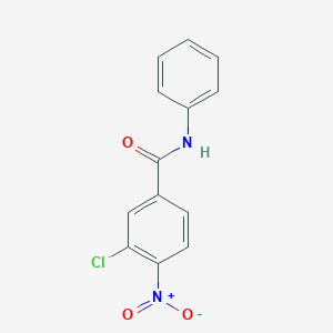 3-chloro-4-nitro-N-phenyl-benzamide