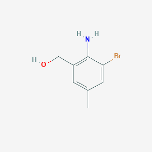 molecular formula C8H10BrNO B8711875 (2-Amino-3-bromo-5-methylphenyl)methanol 