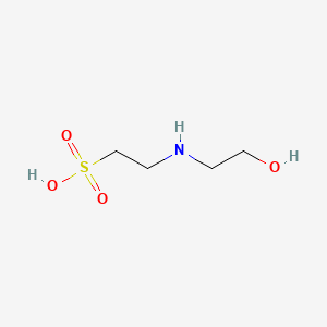 molecular formula C4H11NO4S B8711907 N-(2-HYDROXYETHYLAMINO)-ETHANESULFONIC ACID 