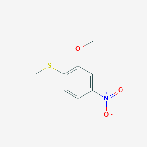 2-Methylthio-5-nitro anisole
