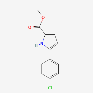 Methyl 5-(4-chlorophenyl)-1H-pyrrole-2-carboxylate